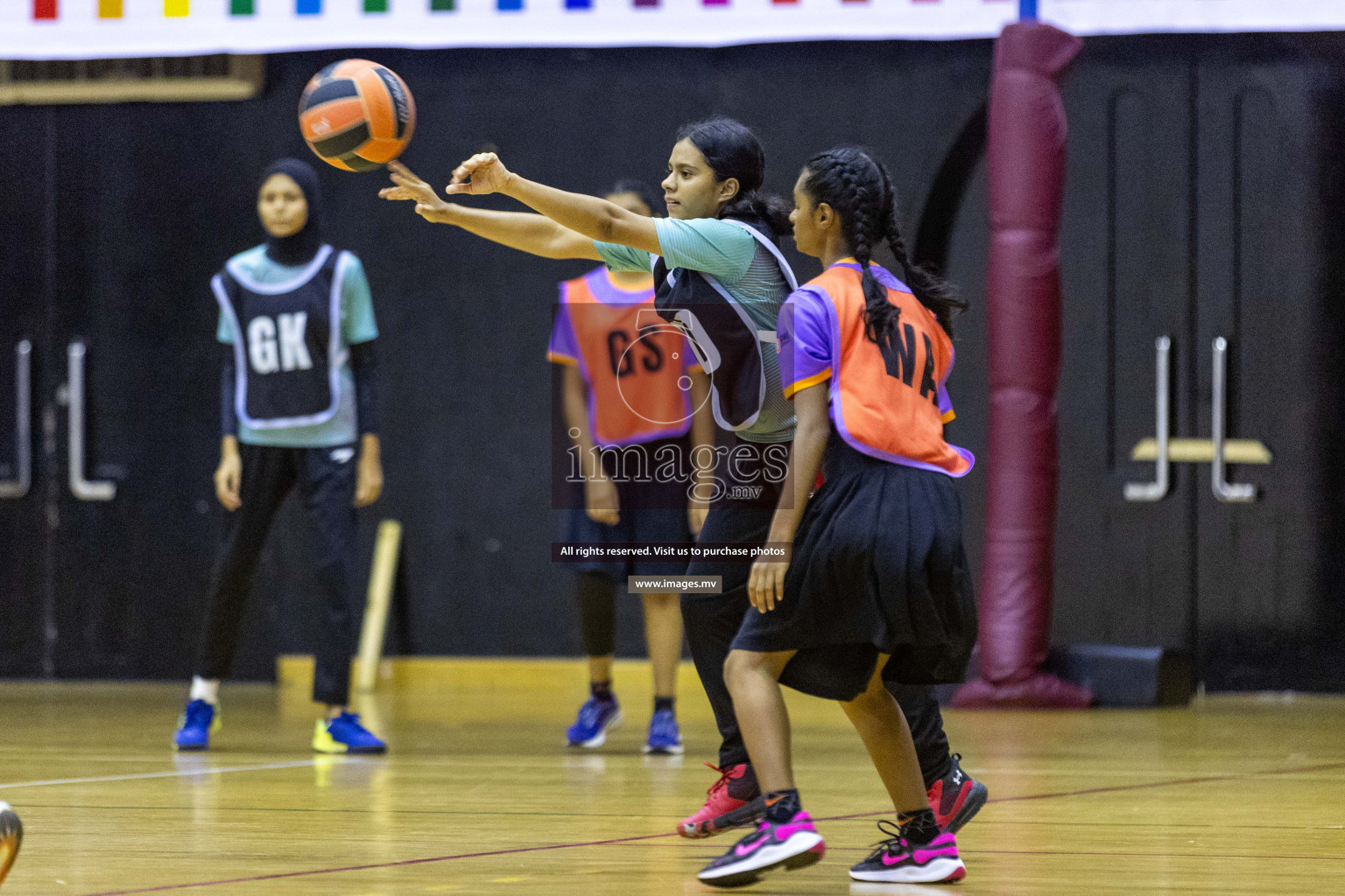 Final of 24th Interschool Netball Tournament 2023 was held in Social Center, Male', Maldives on 7th November 2023. Photos: Nausham Waheed / images.mv