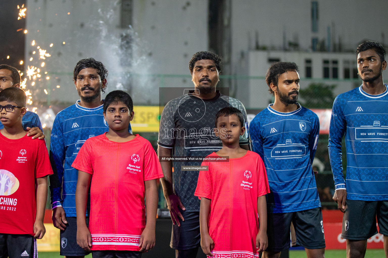 Opening of Sonee Sports Golden Futsal Challenge 2023 held on 4th Feb 2023 in Hulhumale, Male', Maldives. Photos by Nausham Waheed