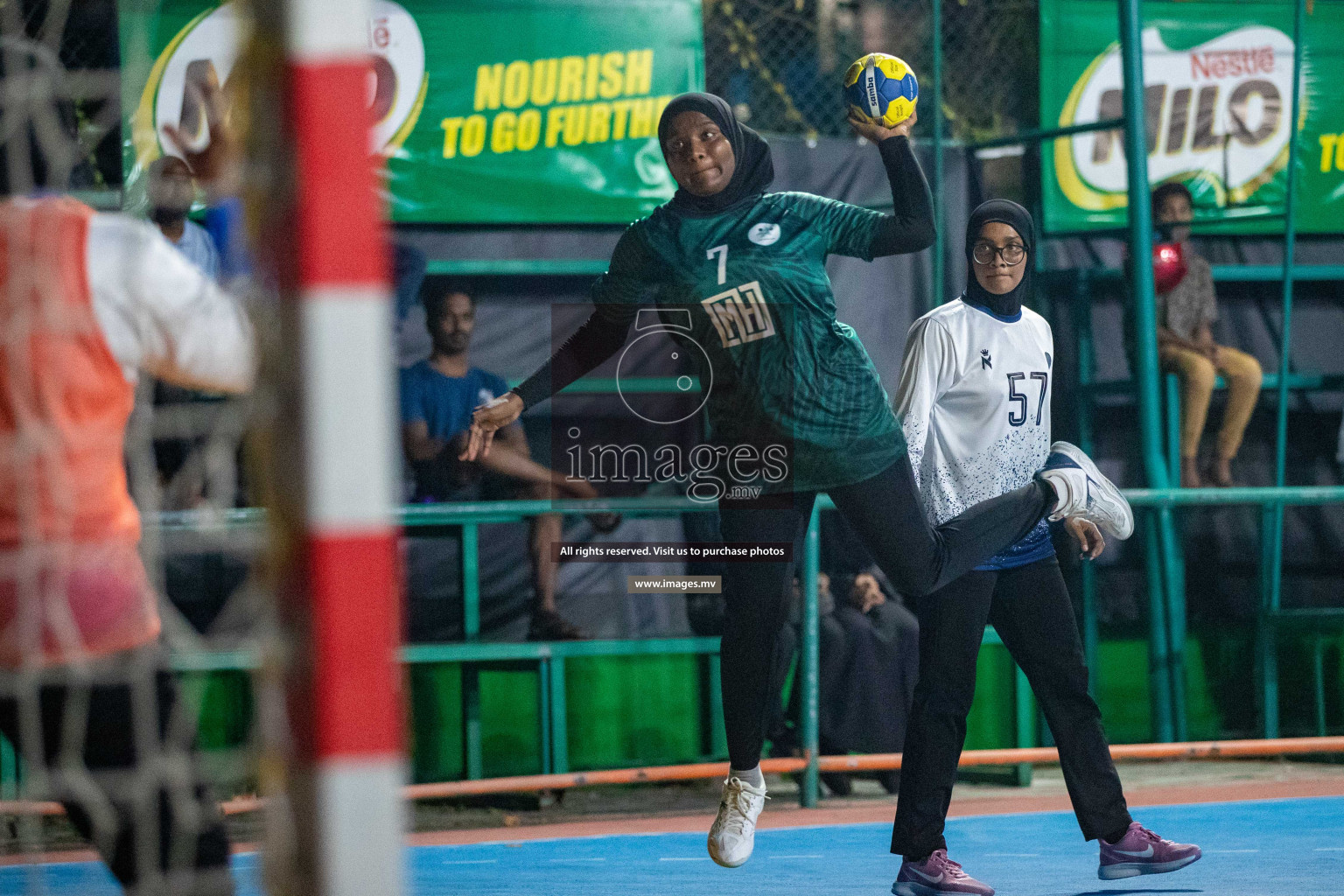 Day 2 of 6th MILO Handball Maldives Championship 2023, held in Handball ground, Male', Maldives on Friday, 21st May 2023 Photos: Nausham Waheed/ Images.mv