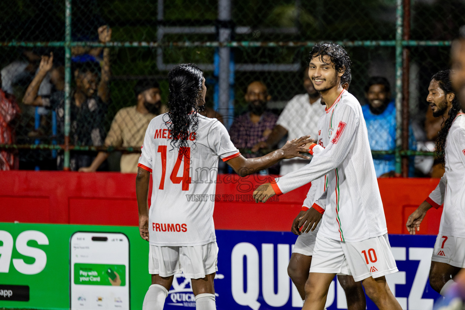 L. Isdhoo VS L. Mundoo in Day 18 of Golden Futsal Challenge 2025 was held on Wednesday, 22nd January 2025, in Hulhumale', Maldives. Photos: Nausham Waheed / images.mv