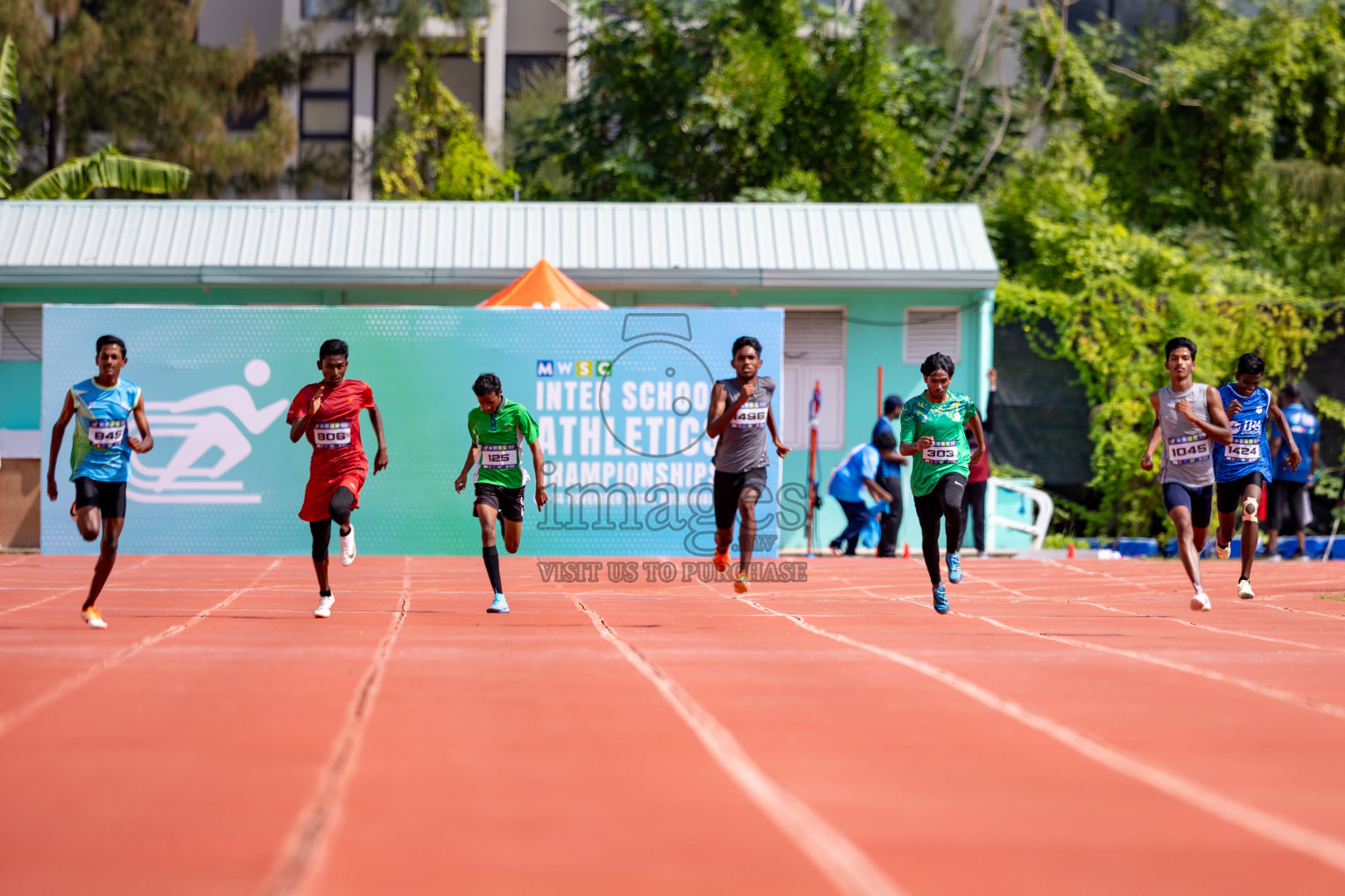 Day 3 of MWSC Interschool Athletics Championships 2024 held in Hulhumale Running Track, Hulhumale, Maldives on Monday, 11th November 2024. 
Photos by: Hassan Simah / Images.mv