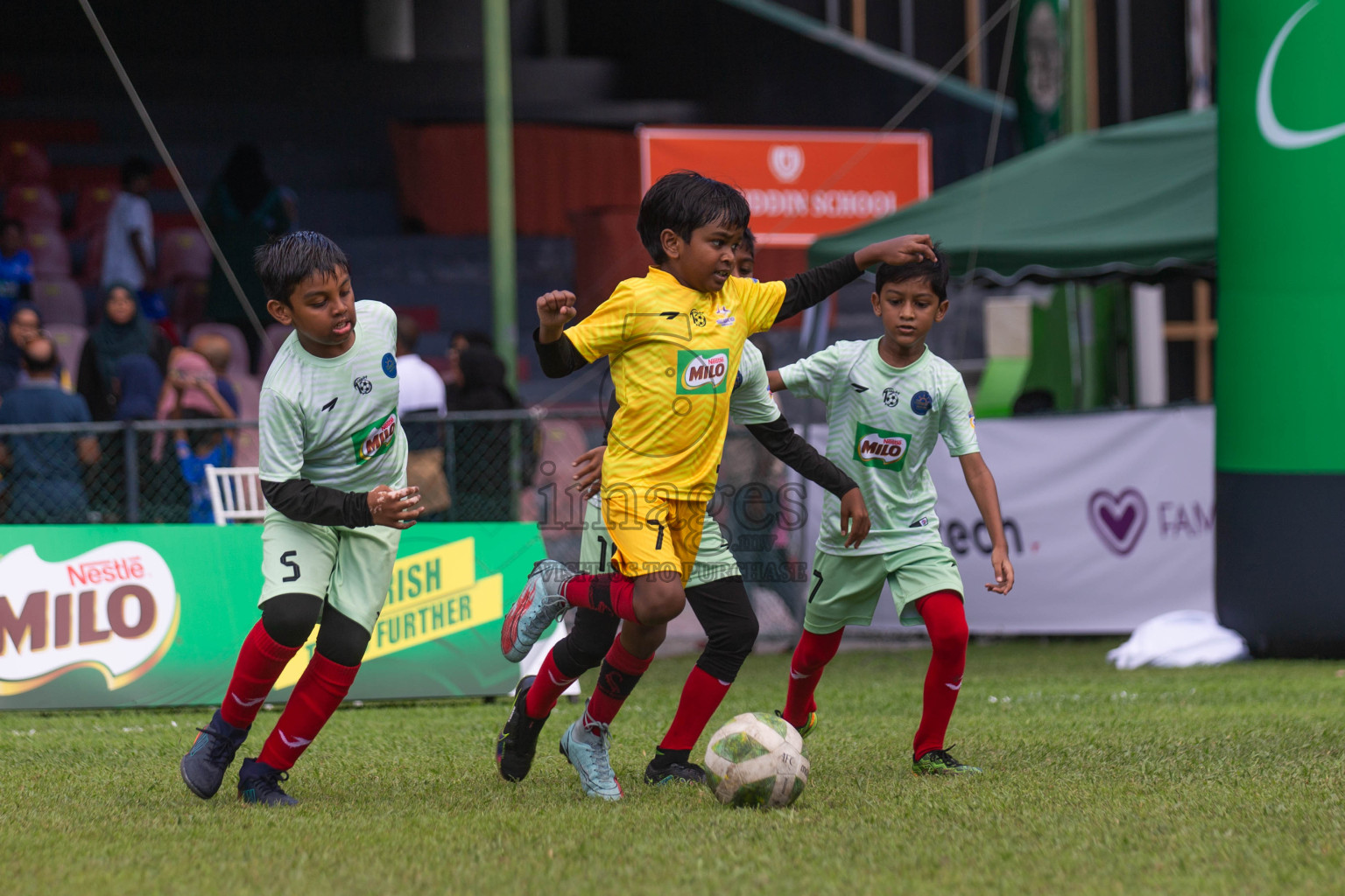 Day 2 of MILO Kids Football Fiesta was held at National Stadium in Male', Maldives on Saturday, 24th February 2024.