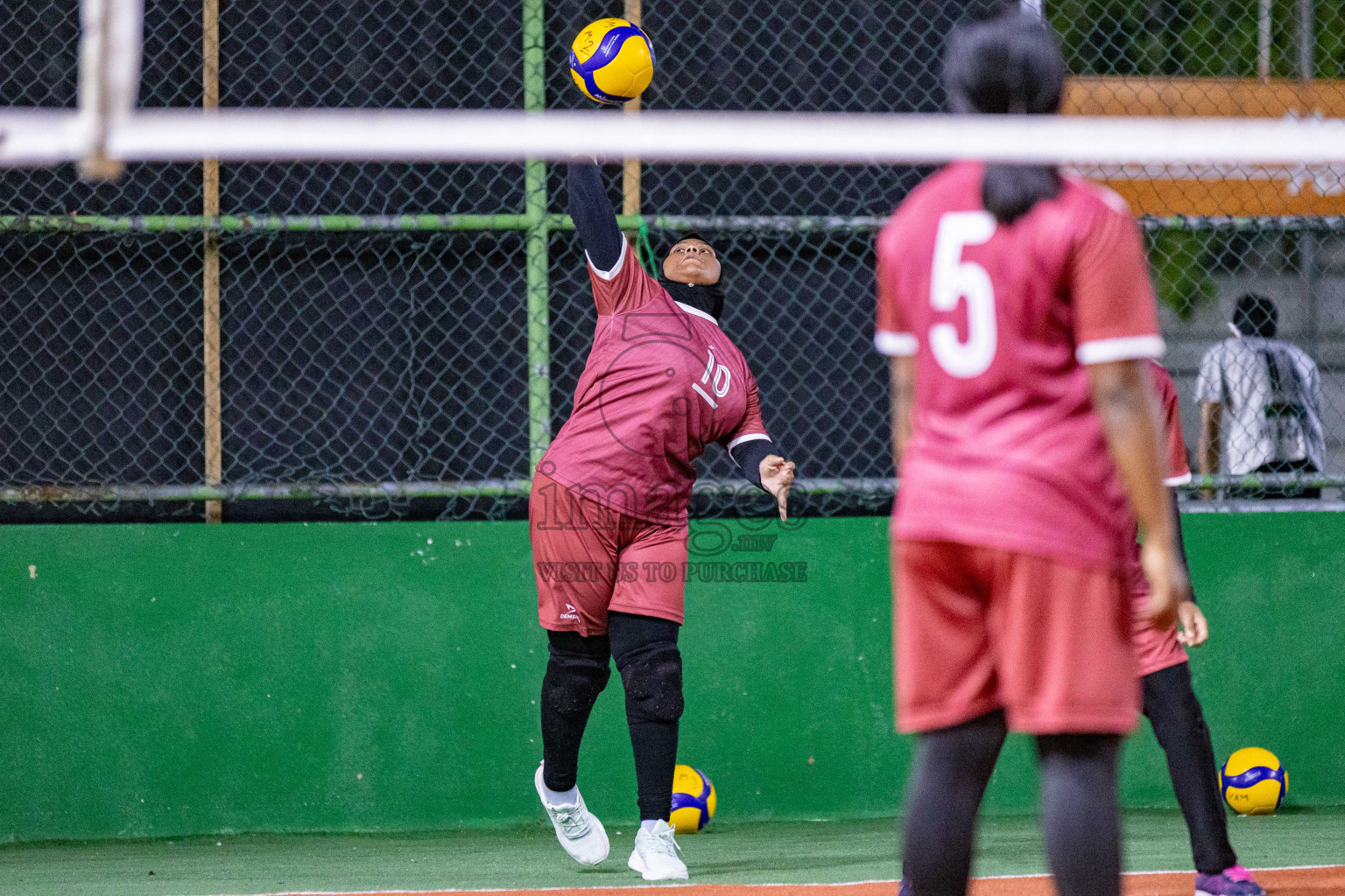 Island Ocean Club vs Club Rising Star Academy in Milo National Junior Volleyball Championship 2025 Day 3 was held on Monday, 24th November 2025 at Ekuveni Turf Court Male', Maldives. Photos: Areef Adam / images.mv