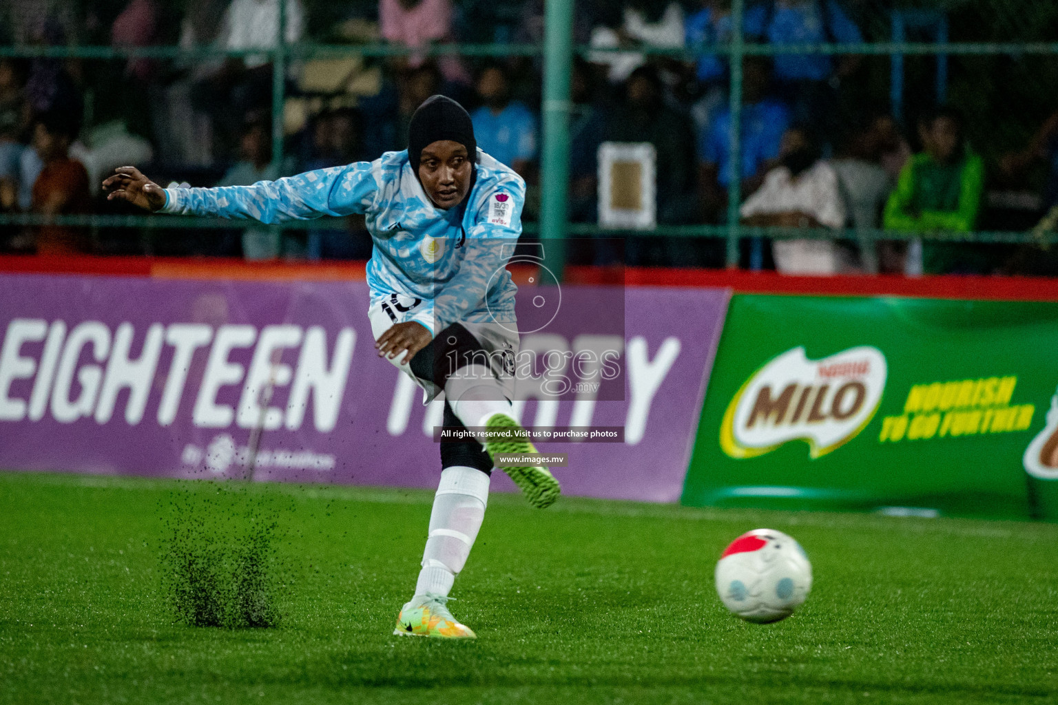 MPL vs Club MYS in Eighteen Thirty Women's Futsal Fiesta 2022 was held in Hulhumale', Maldives on Monday, 21st October 2022. Photos: Hassan Simah / images.mv