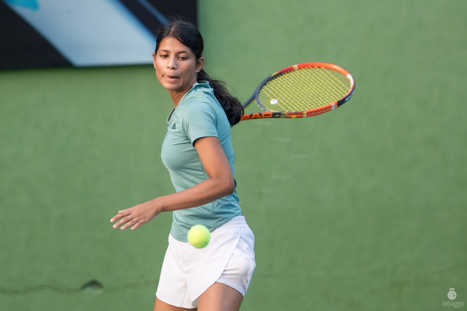 Marrybrown Tennis Championship 2019 - Day 6 in Male, Maldives, Tuesday February 19th, 2019. (Images.mv Photo/Suadh Abdul Sattar)