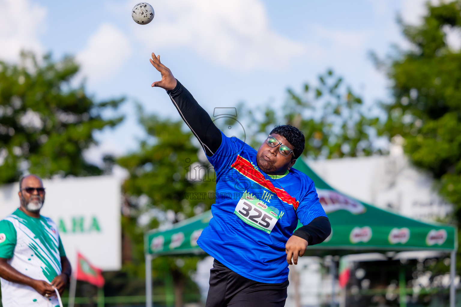 Day 2 of 12th Milo Association Championships was held in Ekuveni Track at Male', Maldives on Friday, 25th April 2025. Photos: Nausham Waheed / images.mv