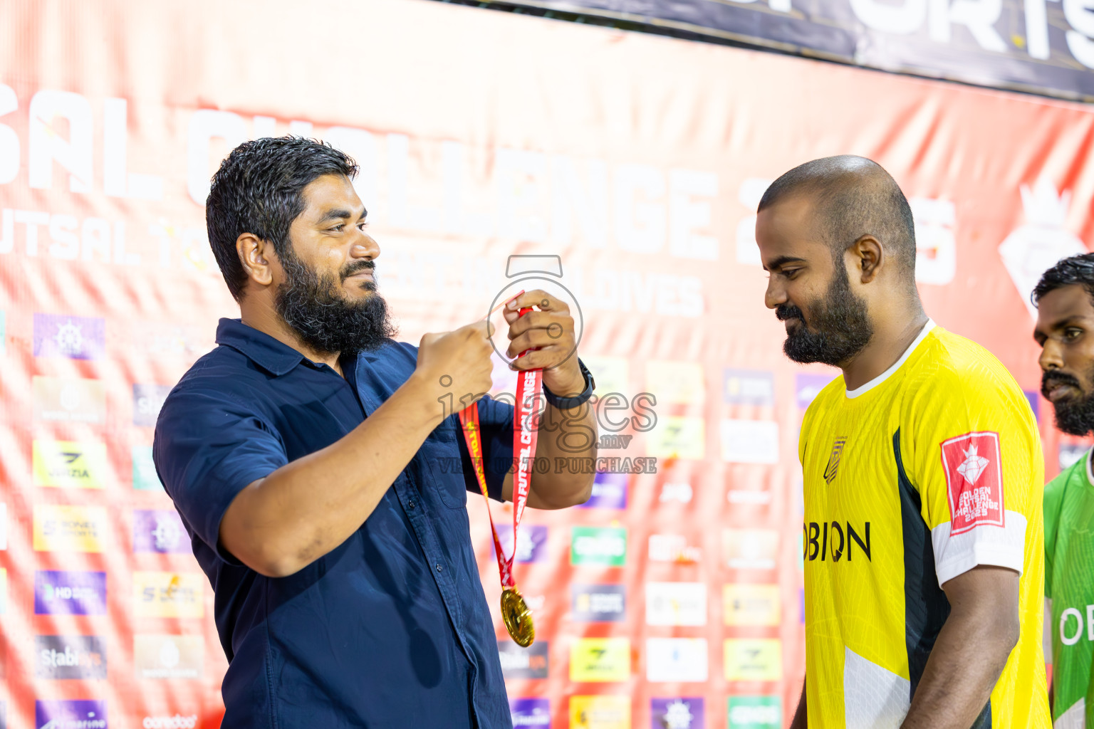 HDh Naivaadhoo vs HDh Neykurendhoo in Haa Dhaalu Atoll Finals Day 28 of Golden Futsal Challenge 2025 was held on Saturday , 1st February 2025, in Hulhumale', Maldives. Photos: Ismail Thoriq / images.mv