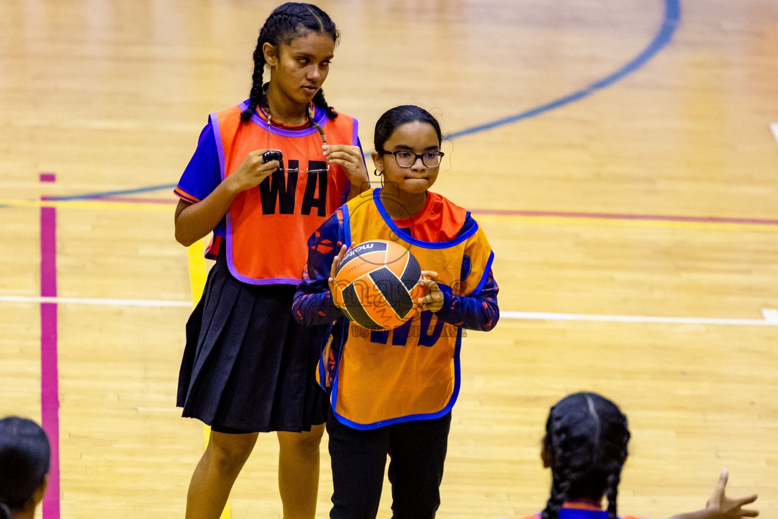 Day 11 of 25th Inter-School Netball Tournament was held in Social Center at Male', Maldives on Wednesday, 21st August 2024. Photos: Nausham Waheed / images.mv