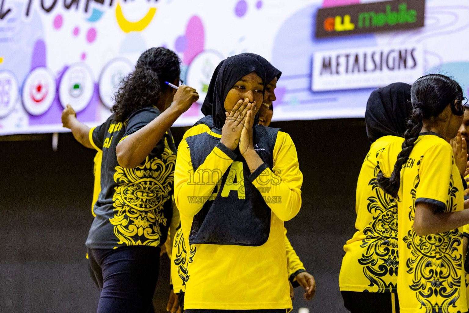 Day 6 of 25th Inter-School Netball Tournament was held in Social Center at Male', Maldives on Thursday, 15th August 2024. Photos: Nausham Waheed / images.mv