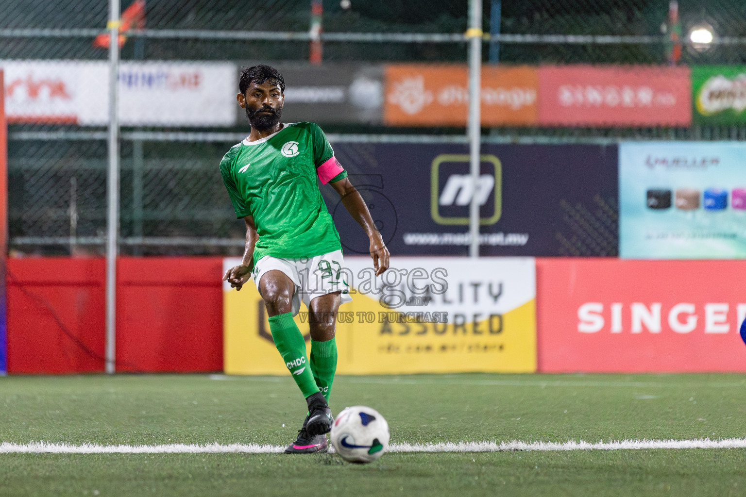 CLUB HDC vs CLUB FEN in Club Maldives Cup 2024 held in Rehendi Futsal Ground, Hulhumale', Maldives on Monday, 23rd September 2024. 
Photos: Mohamed Mahfooz Moosa / images.mv