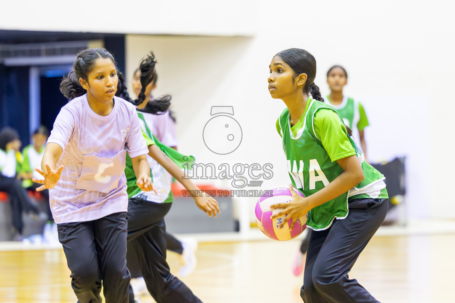 Day 5 of 26th Inter-School Netball Tournament 2025 was held in Social Center Indoor Hall on Wednesday, 22nd October 2025. Photos: Ismail Thoriq / images.mv