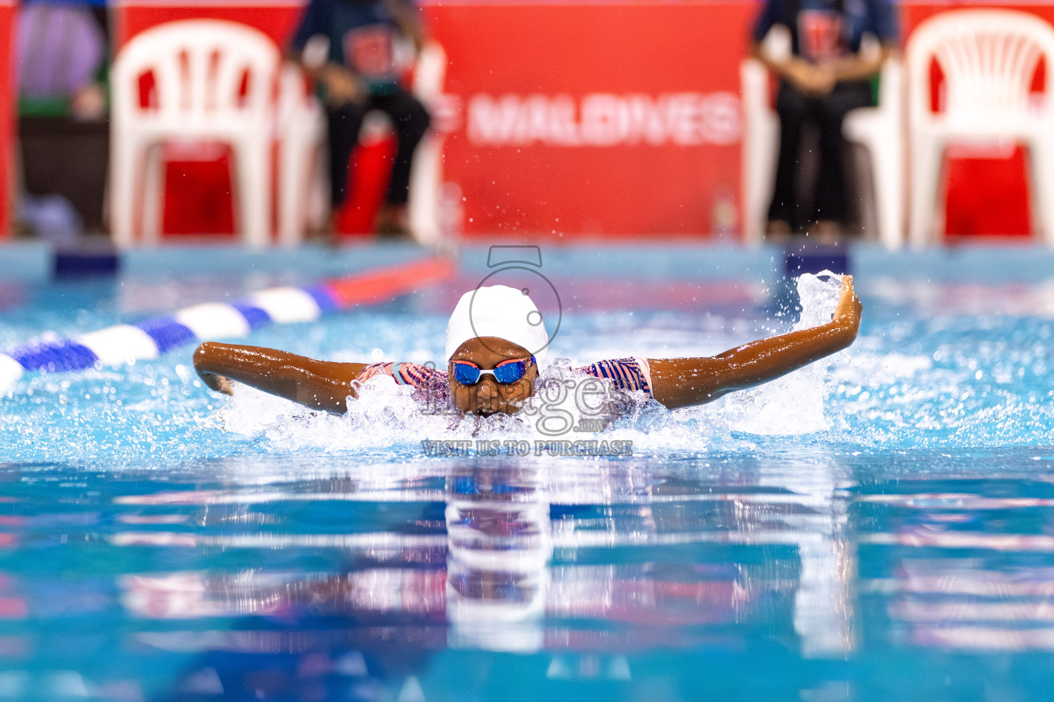 Day 3 of BML 6th National Kids Swimming Kids Festival 2025 held in Hulhumale', Maldives on Wednesday, 5th November 2024. 
Photos: Hassan Simah / images.mv