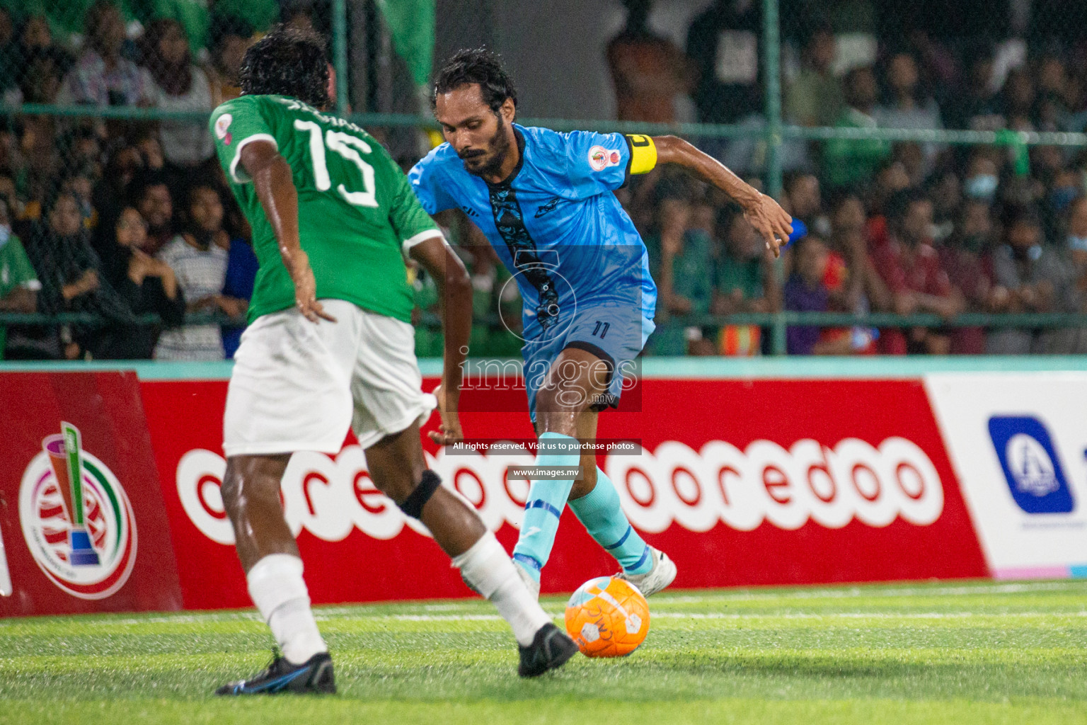 Team FSM vs Club HDC in the Quarter Finals of Club Maldives 2021 held at Hulhumale;, on 12th December 2021 Photos: Nasam / images.mv