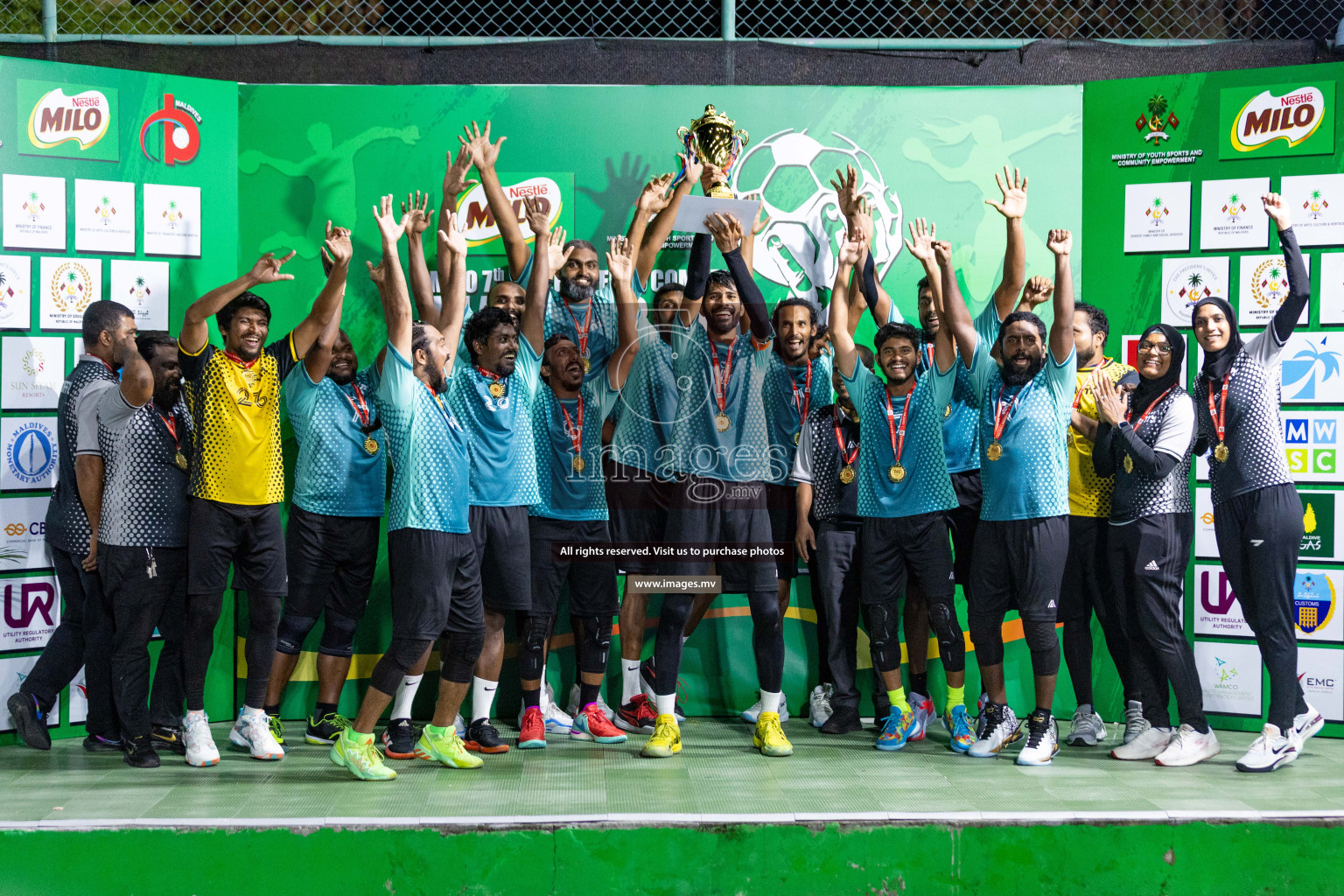 1st Division Final of 7th Inter-Office/Company Handball Tournament 2023, held in Handball ground, Male', Maldives on Monday, 24th October 2023 Photos: Nausham Waheed/ Images.mv