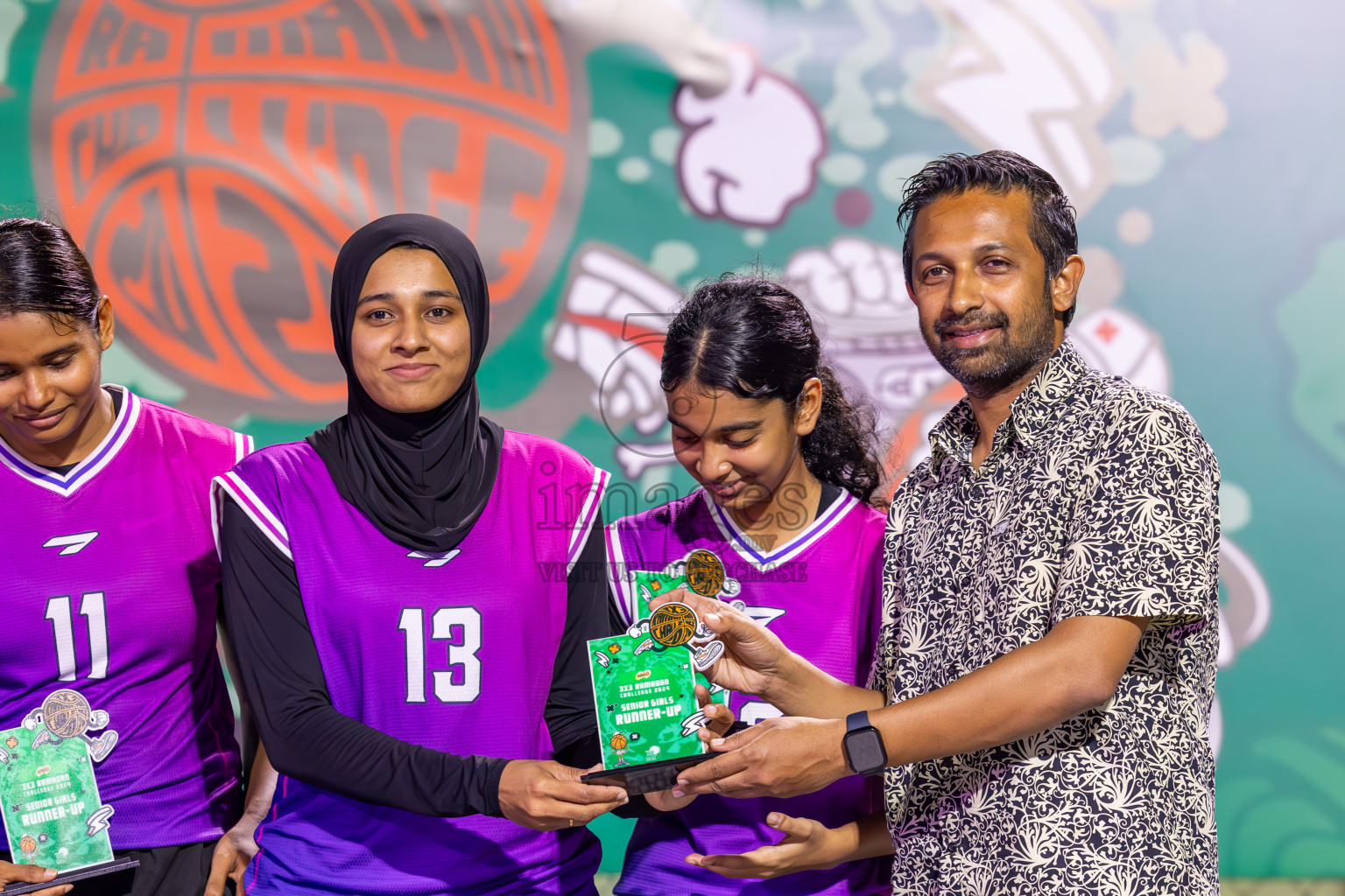 Final Day of MILO Ramadan 3x3 Challenge 2024 was held in Ekuveni Outdoor Basketball Court at Male', Maldives on Tuesday, 19th March 2024.
Photos: Ismail Thoriq / images.mv