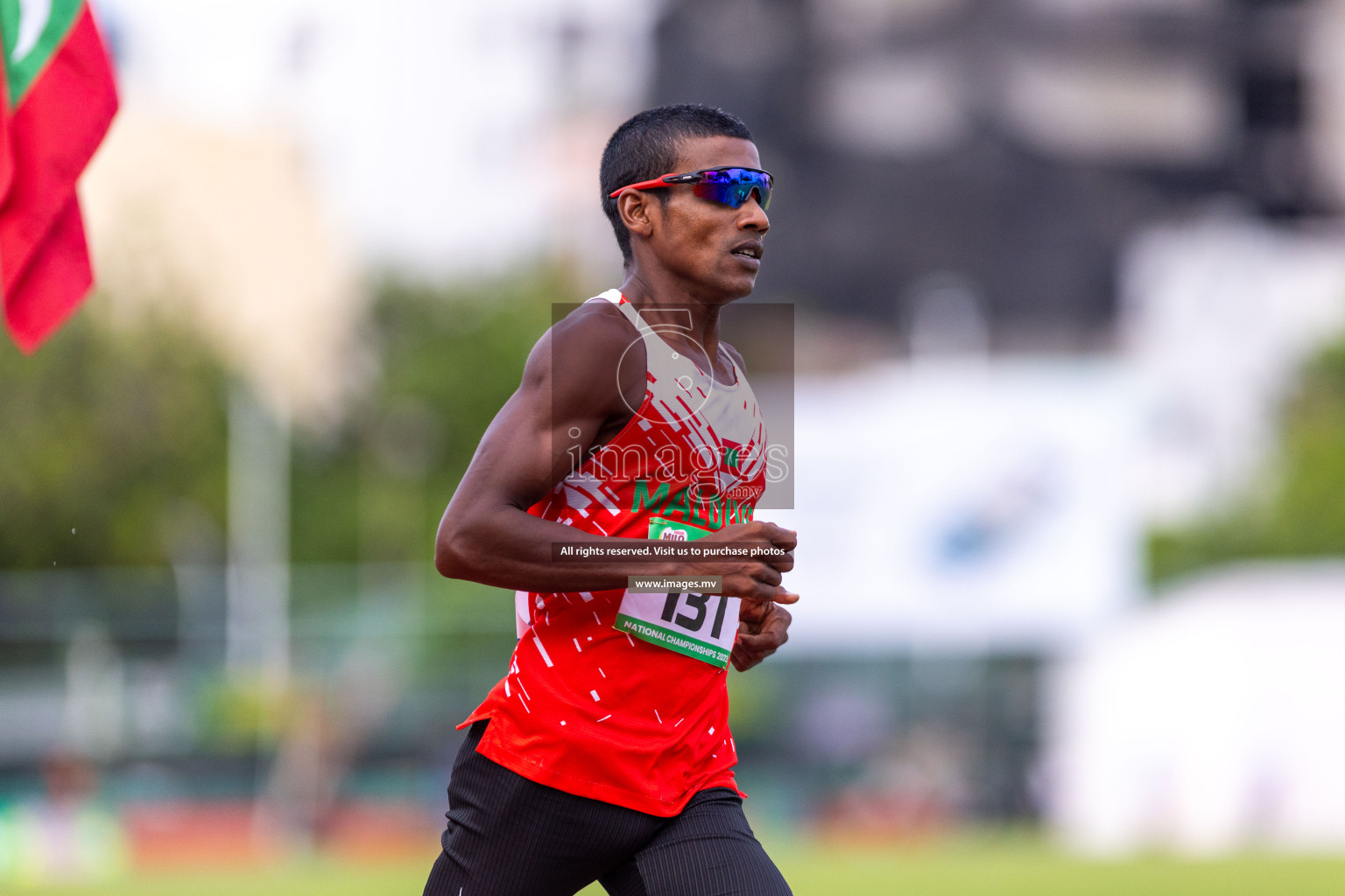 Day 2 of National Athletics Championship 2023 was held in Ekuveni Track at Male', Maldives on Friday, 24th November 2023. Photos: Nausham Waheed / images.mv