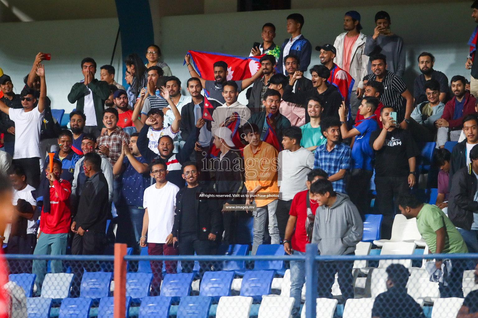 Nepal vs India in SAFF Championship 2023 held in Sree Kanteerava Stadium, Bengaluru, India, on Saturday, 24th June 2023. Photos: Hassan Simah / images.mv