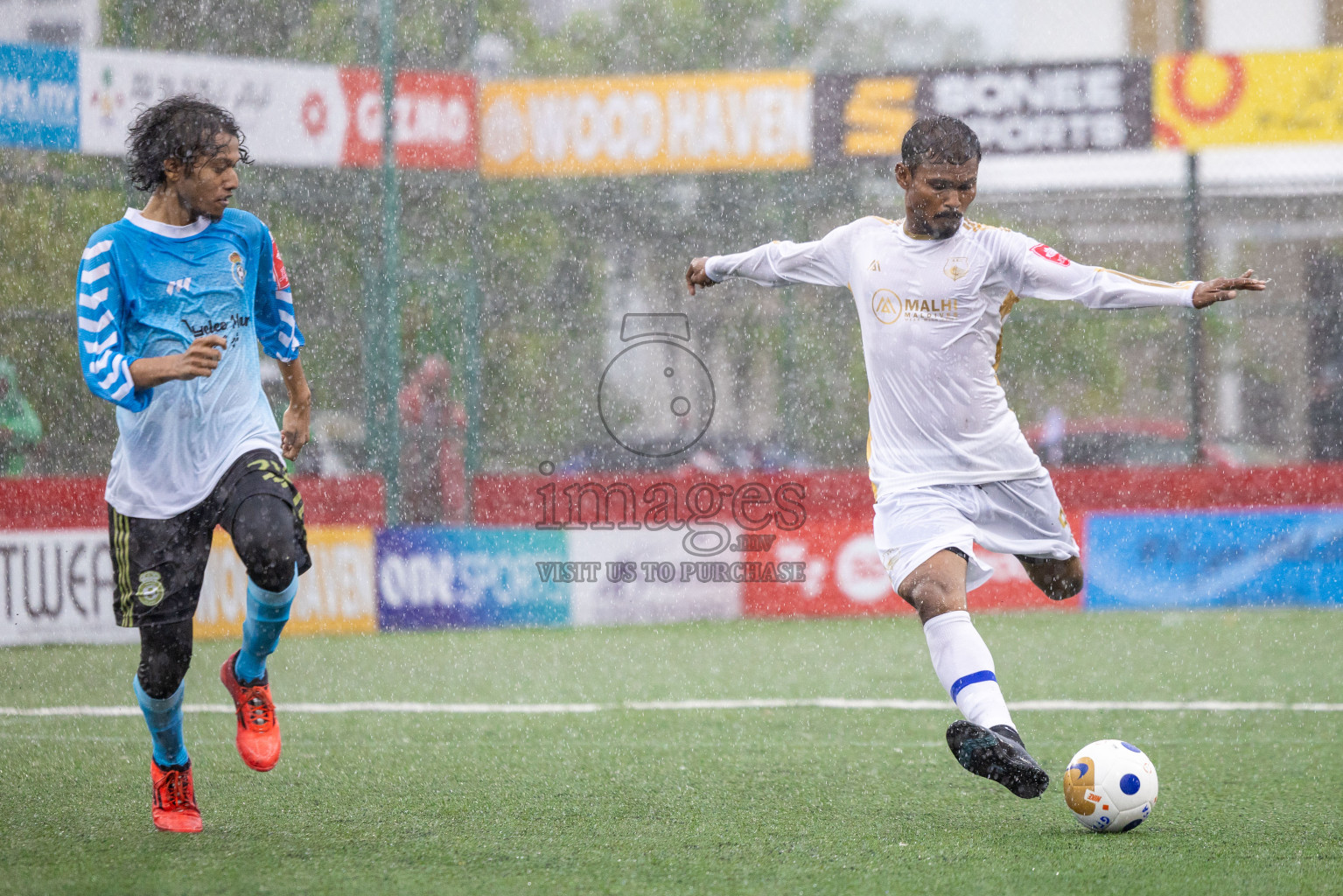 Raa Rasgetheem vs Raa Alifushi  in Day 10 of Golden Futsal Challenge 2025 was held on Tuesday, 14th January 2025, in Hulhumale', Maldives Photos: Shuu Abdul Sattar / images.mv