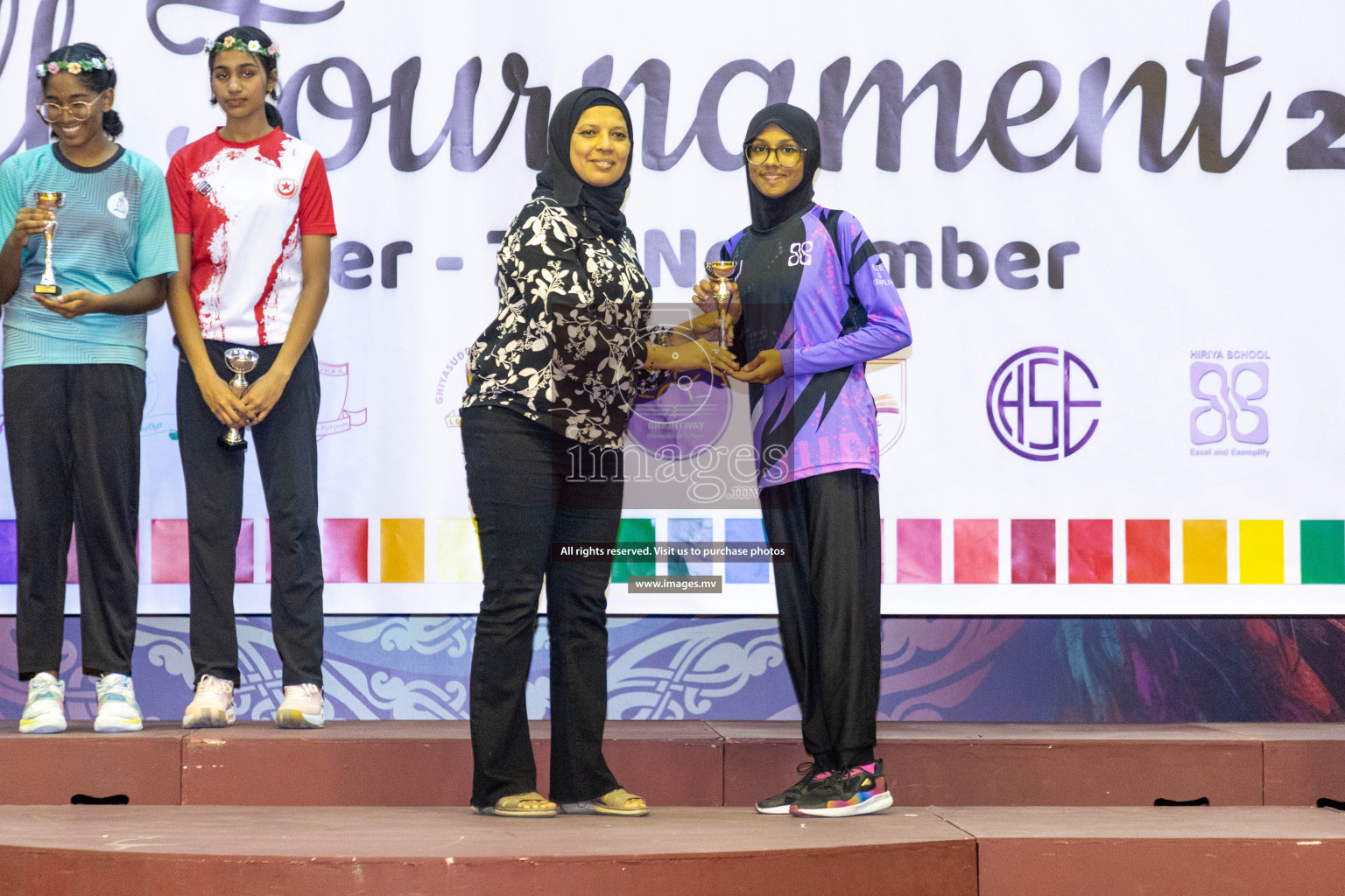 Final of 24th Interschool Netball Tournament 2023 was held in Social Center, Male', Maldives on 7th November 2023. Photos: Nausham Waheed / images.mv