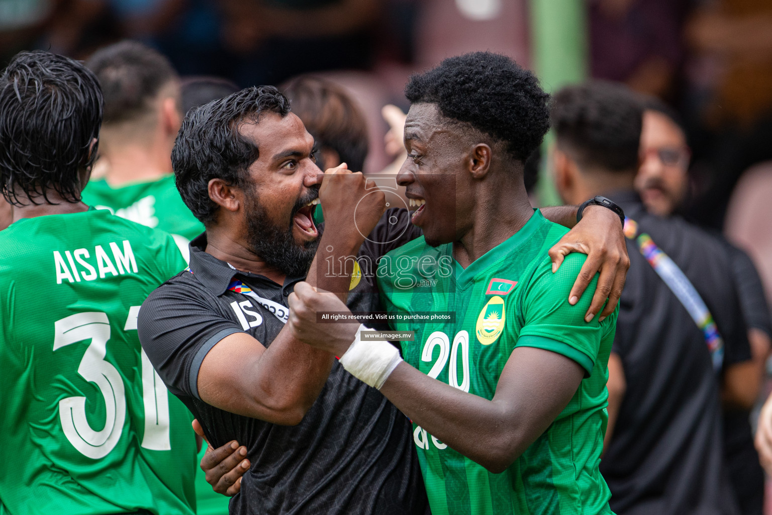 Maziya Sports & Recreation Club vs Bashundhara Kings in the group stage of AFC Cup 2023 held in the National Stadium, Male, Maldives, on Tuesday 19th September 2023. Photos: Mohamed Mahfooz Moosa