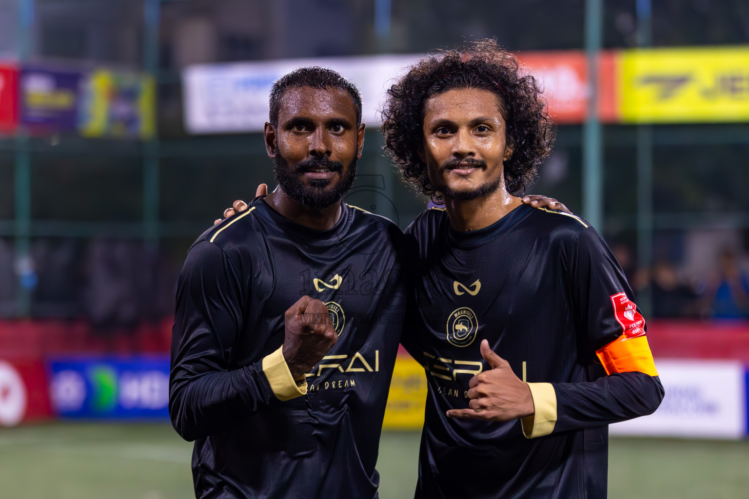 ADh Maamigili vs ADh Mandhoo in Day 16 of Golden Futsal Challenge 2024 was held on Tuesday, 30th January 2024, in Hulhumale', Maldives
Photos: Ismail Thoriq / images.mv