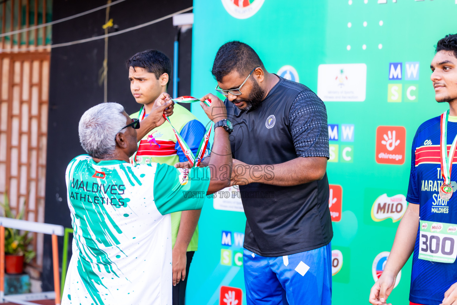 Day 3 of 12th Milo Association Championships was held in Ekuveni Track at Male', Maldives on Saturday, 26th April 2025. Photos: Nausham Waheed  / images.mv