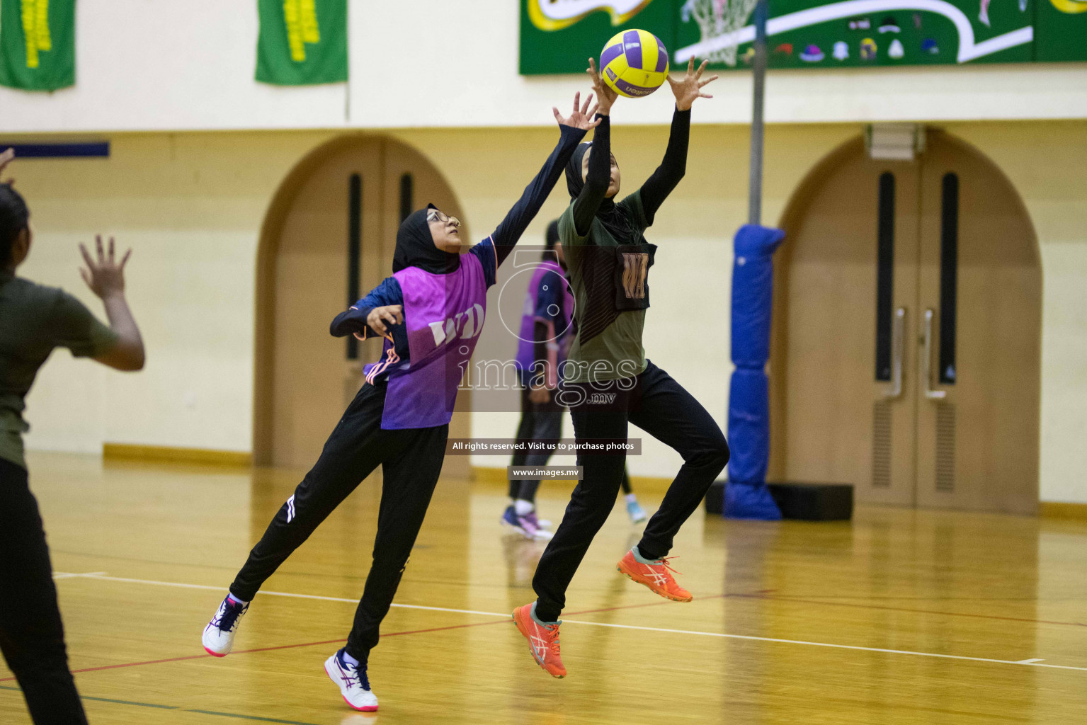 Milo National Netball Tournament 29th November 2021 at Social Center Indoor Court, Male, Maldives. Photos: Maanish/ Images Mv