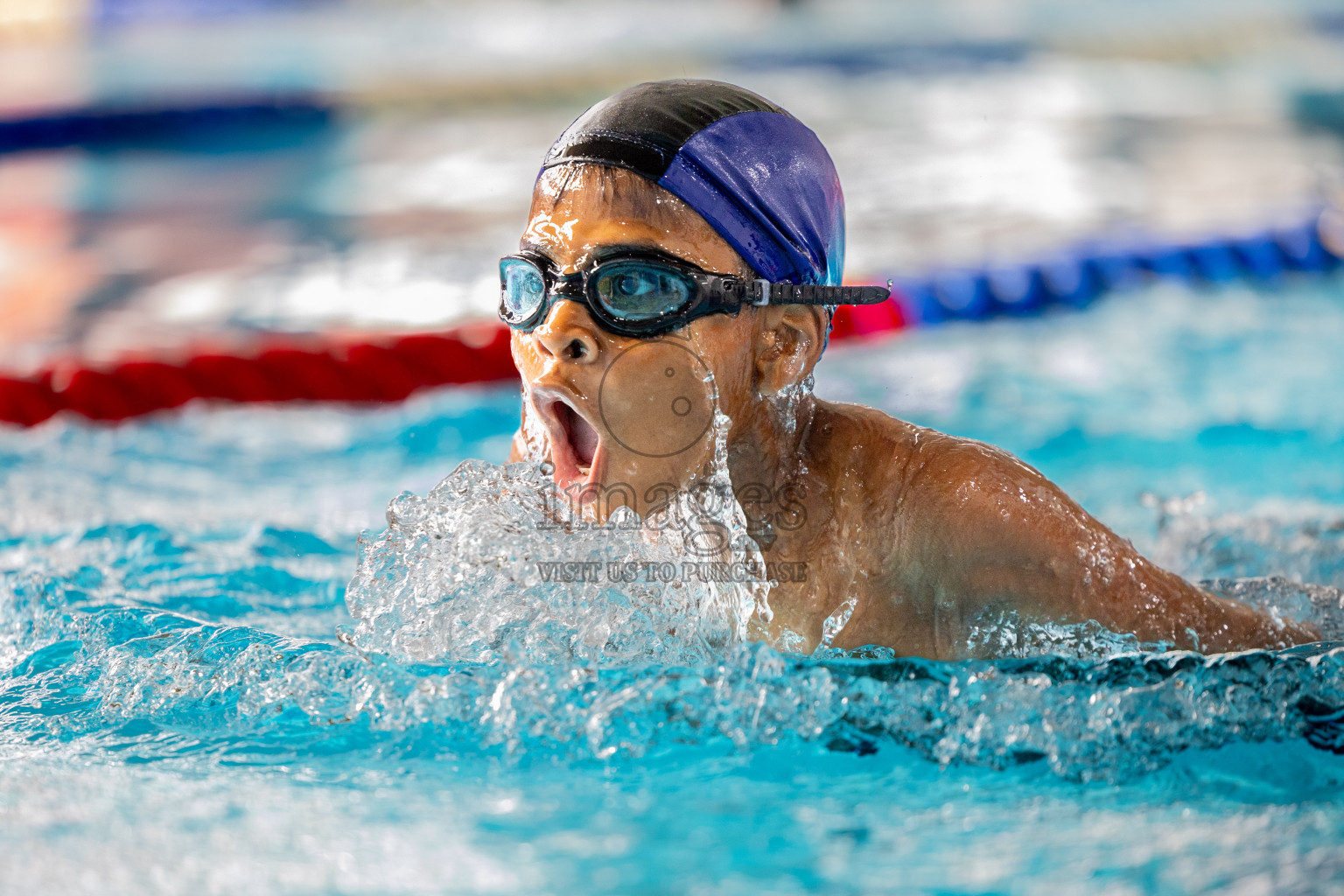 Day 1 of 20th Inter-school Swimming Competition 2024 held in Hulhumale', Maldives on Saturday, 12th October 2024. Photos: Ismail Thoriq / images.mv