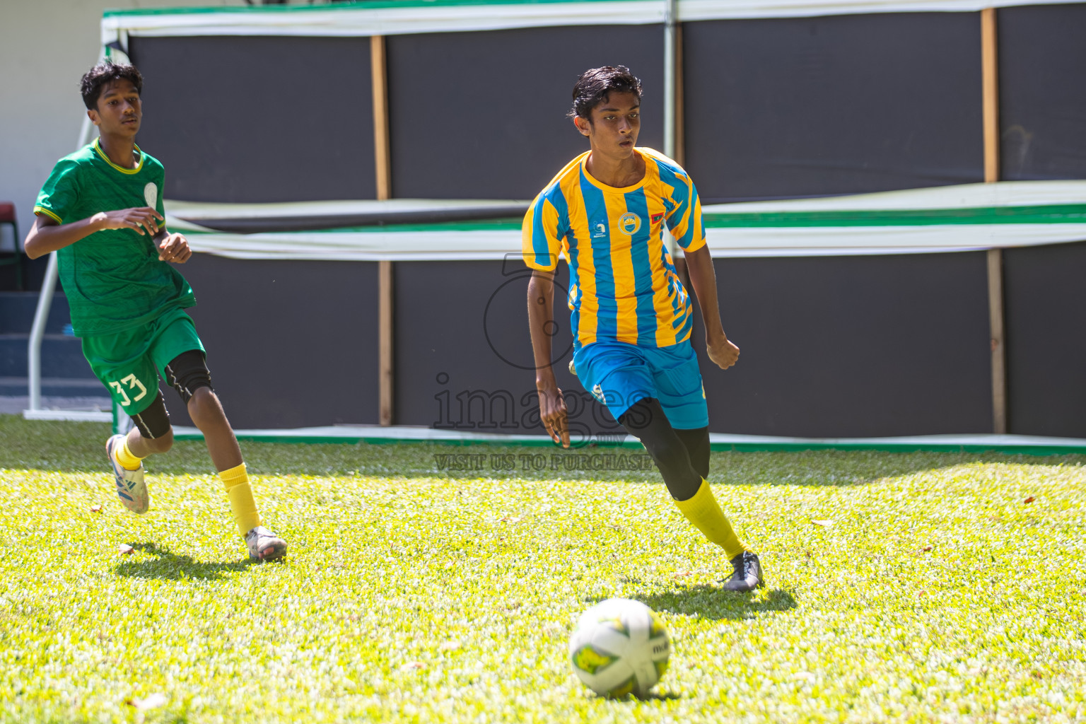 Day 3 of MILO Academy Championship 2025 (U14) was held on Saturday, 1st November 2025 at Henveiru Football Grounds, Male', Maldives . 

Photos: Hassan Simah / images.mv