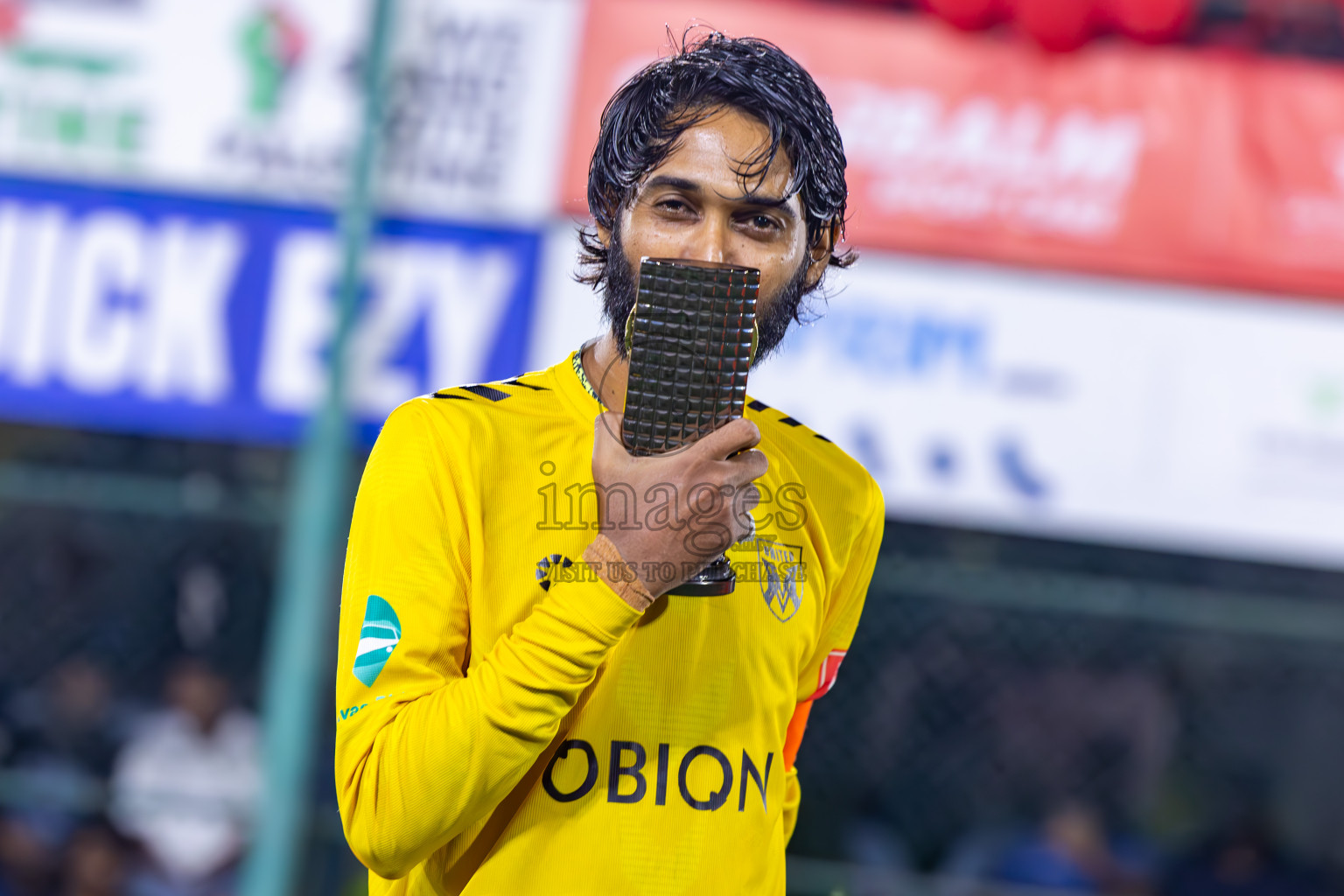 B Eydhafushi vs L Gan in the Final of Golden Futsal Challenge 2024 was held on Thursday, 7th March 2024, in Hulhumale', Maldives 
Photos: Ismail Thoriq / images.mv