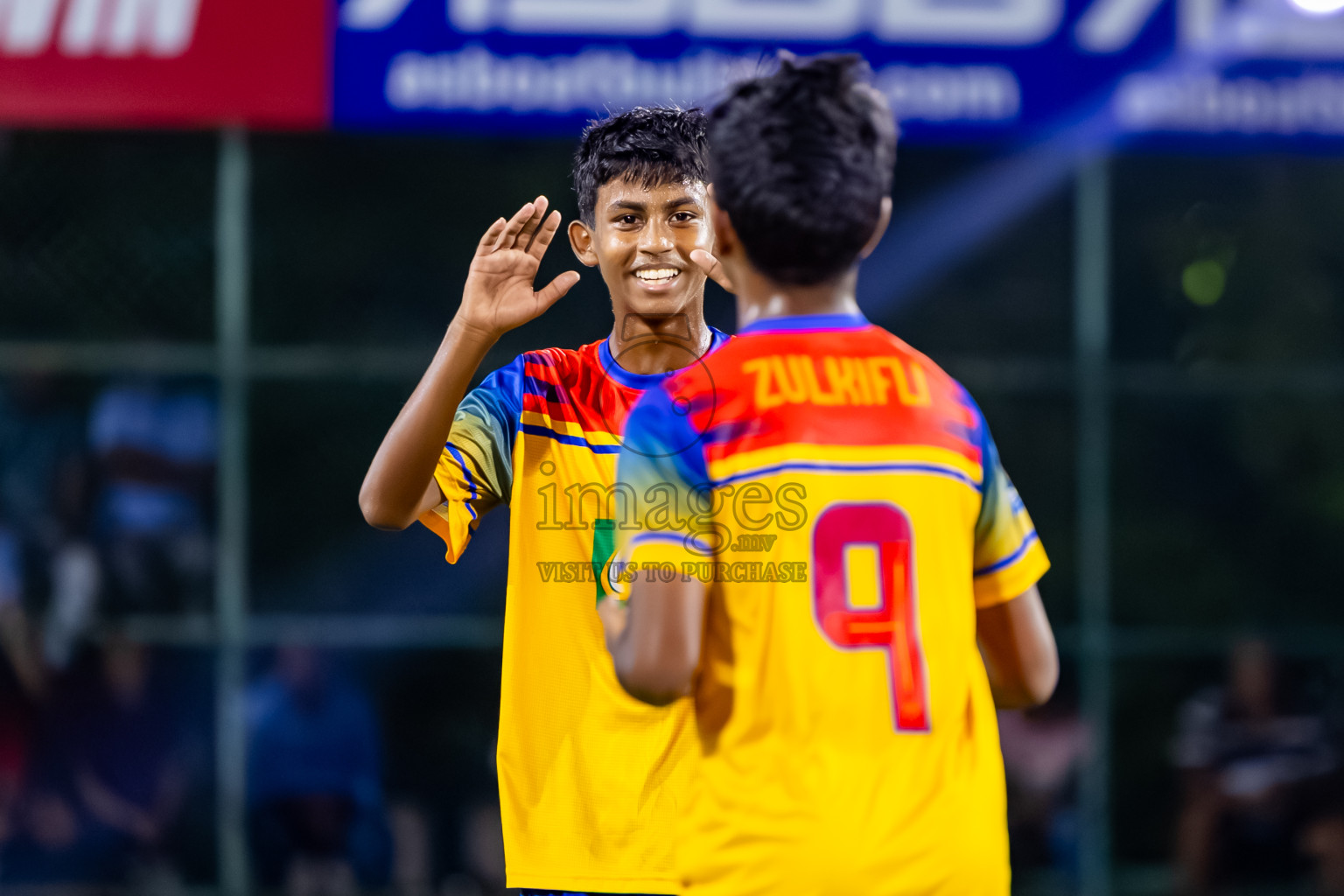 Arena vs Hawks in the Final of Milo Sector League 2025 was held in Rehendhi Futsal Ground, Hulhumale', Maldives on Tuesday, 18th November 2025. Photos: Nausham Waheed  / images.mv