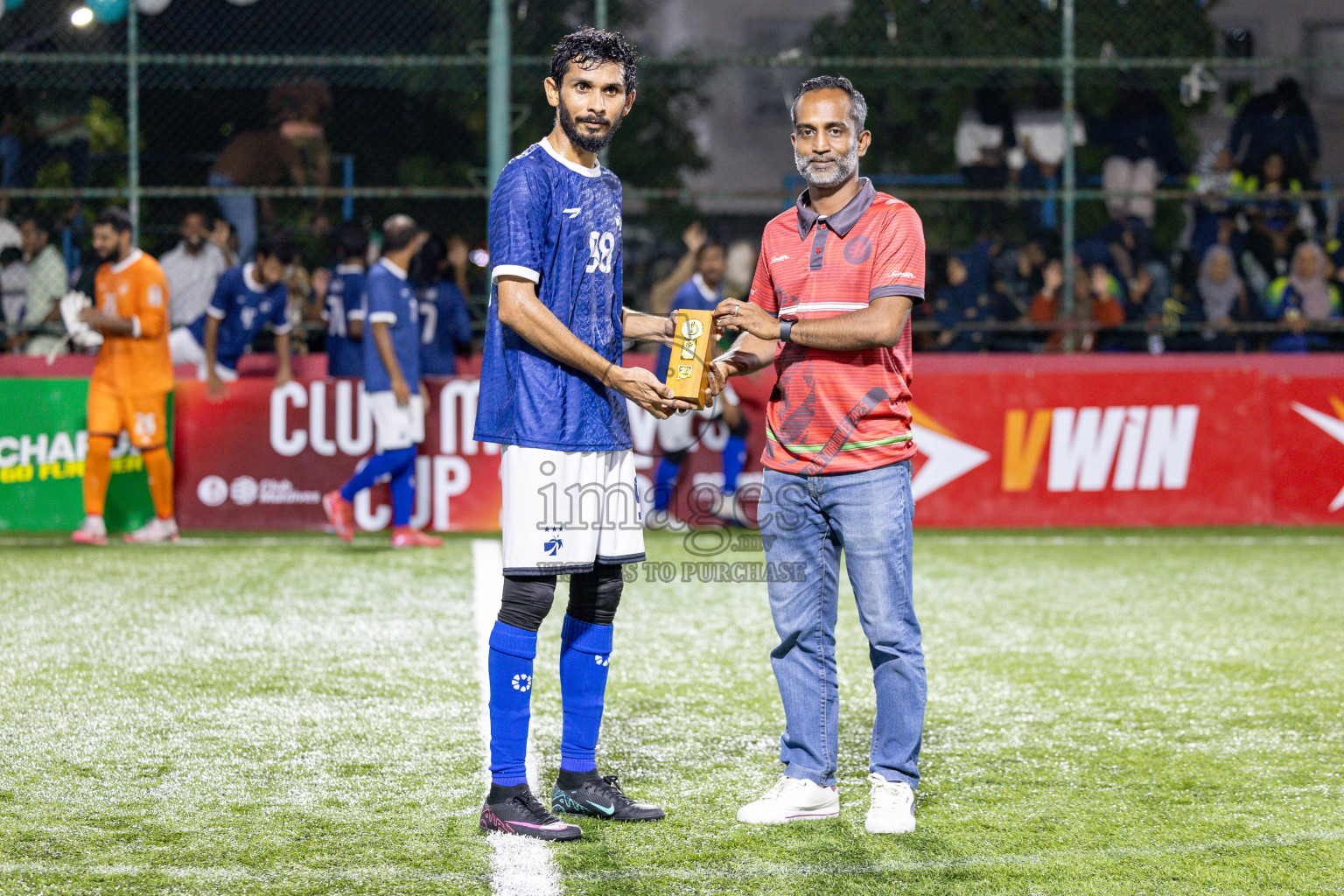 MACL vs Club Immigration in Day 7 of Club Maldives Cup 2025 was held in Rehendhi Futsal Ground, Hulhumale', Maldives on Tuesday, 7 October 2025. 
Photos: Hassan Simah / images.mv