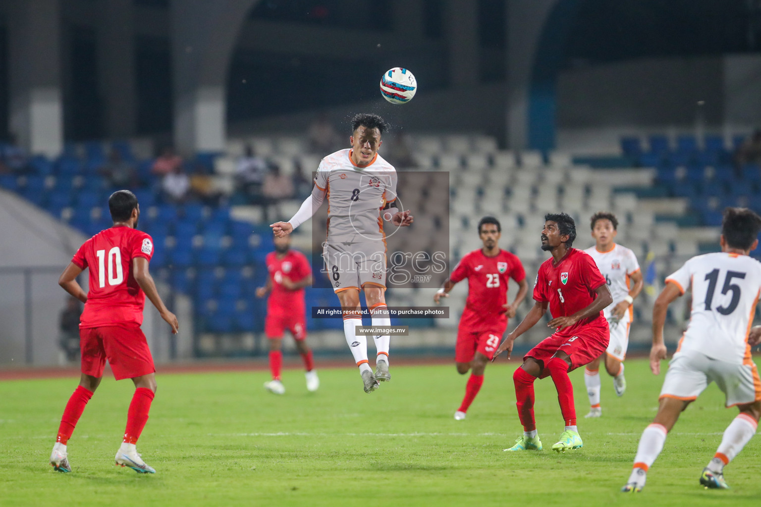 Maldives vs Bhutan in SAFF Championship 2023 held in Sree Kanteerava Stadium, Bengaluru, India, on Wednesday, 22nd June 2023. Photos: Nausham Waheed / images.mv