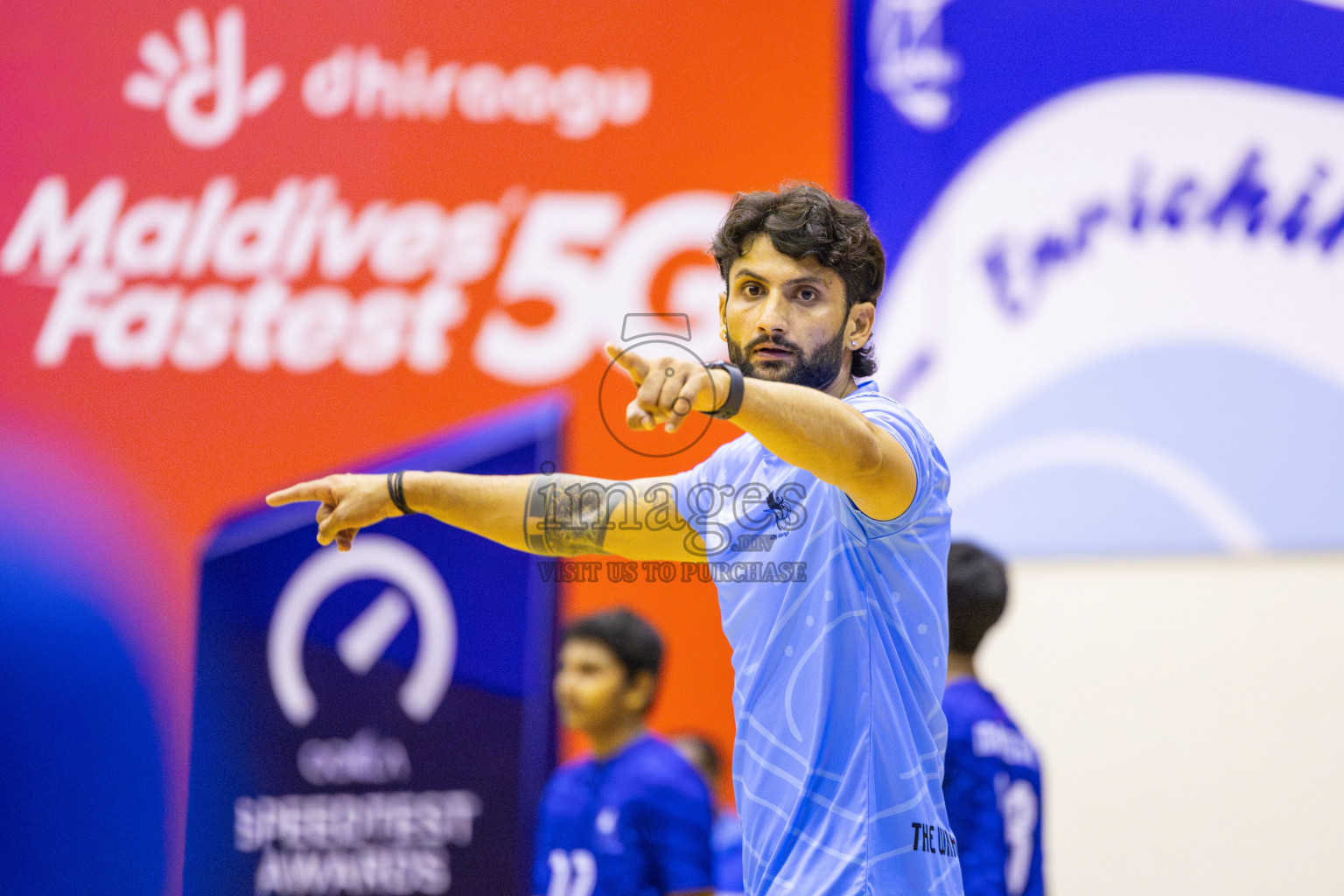ADh Maamigili vs Male' City in the Finals of MILO Raajje Volley Junior Championship 2025 (U16 Boys) was held in Social Center Indoor Hall, Maldives on Saturday, 27th September 2025. Photos: Ismail Thoriq / images.mv
