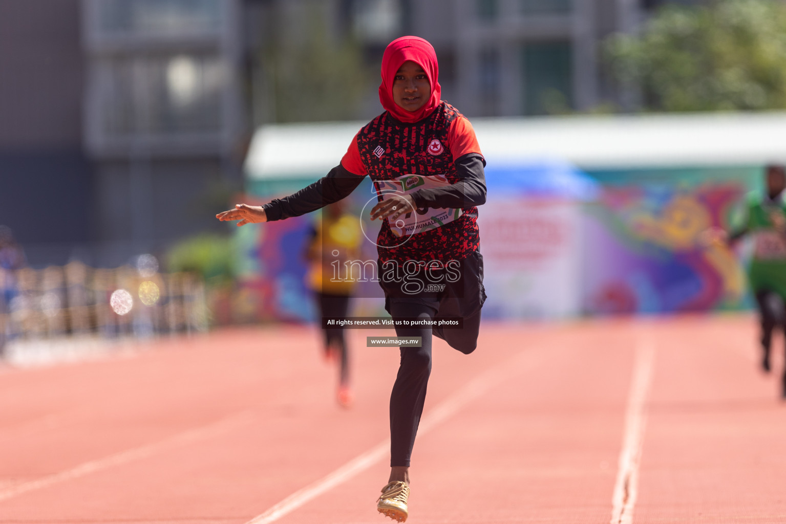 Day three of Inter School Athletics Championship 2023 was held at Hulhumale' Running Track at Hulhumale', Maldives on Tuesday, 16th May 2023. Photos: Shuu / Images.mv