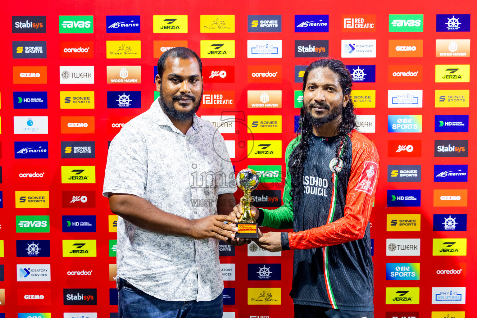 Thaa Hirilandhoo vs L Isdhoo in zone round Day 30 of Golden Futsal Challenge 2025 was held on Monday , 3rd February 2025, in Hulhumale', Maldives. Photos: Nausham Waheed / images.mv