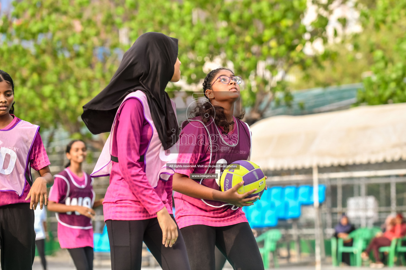 Day 10 of Junior Netball Championship 2022 held in Male', Maldives. Photos by Nausham Waheed