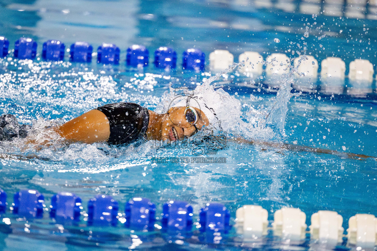 Day 4 of National Swimming Championship 2024 held in Hulhumale', Maldives on Monday, 16th December 2024. Photos: Hassan Simah / images.mv