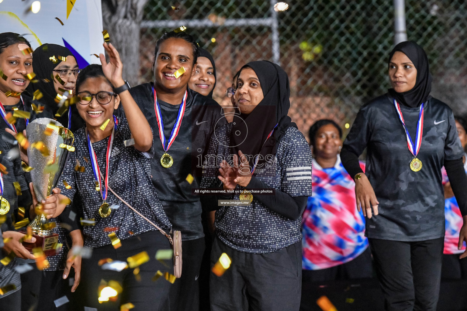 Final of Inter-School Parents Netball Tournament was held in Male', Maldives on 4th December 2022. Photos: Nausham Waheed / images.mv