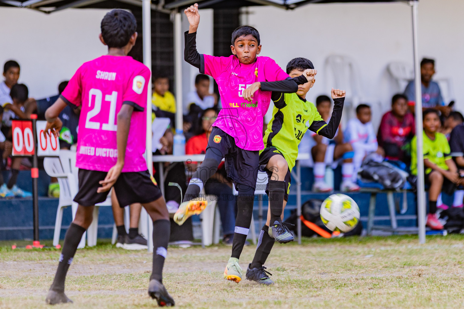 Day 1 of Kids7s Weekend 2025 was held on Friday, 23rd August 2025 in  Henveyru Stadium, Male', Maldives. 
Photos: Areef Adam / images.mv