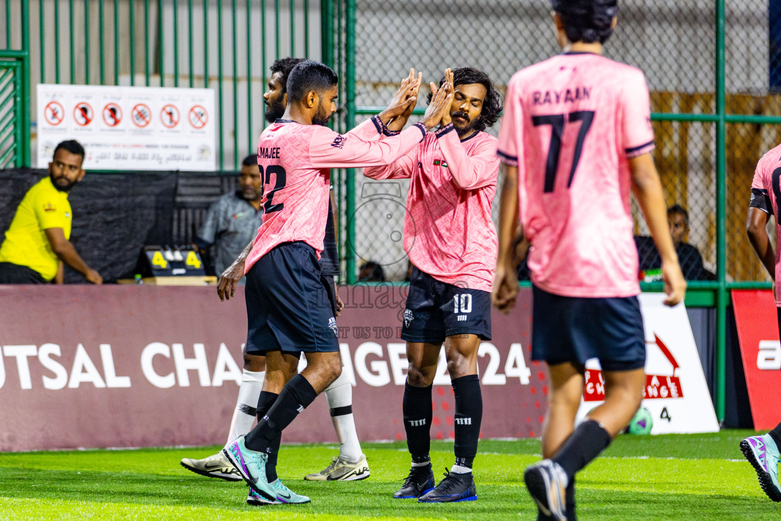 Spartans vs Invicto SC in Day 5 of BG Futsal Challenge 2024 was held on Saturday, 16th March 2024, in Male', Maldives Photos: Nausham Waheed / images.mv