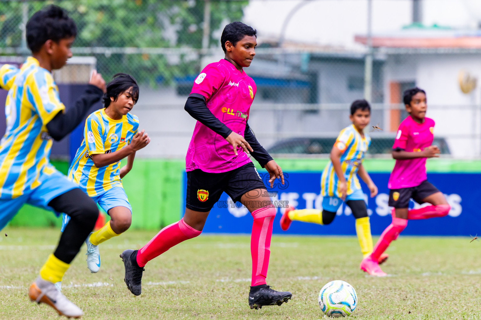 Under 12 United Victory vs Valancia on day 3 of Dhivehi Youth League 2024 held at Henveiru Stadium on Saturday, 23rd November 2024. Photos: Nausham Waheed/ Images.mv