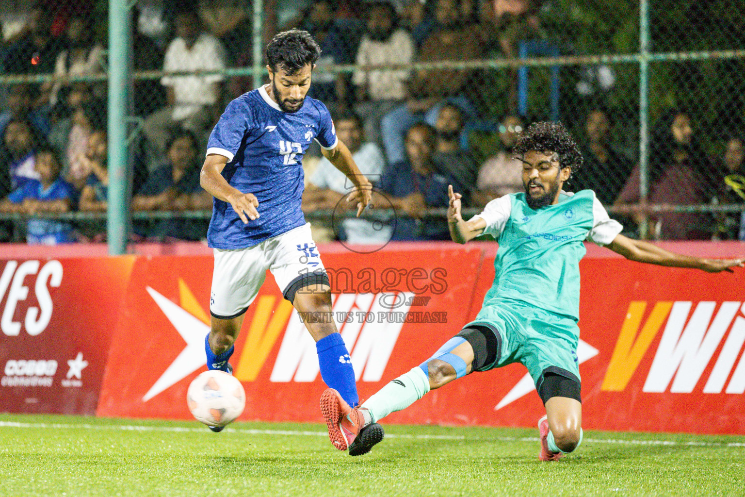 MACL vs Club Immigration in Day 7 of Club Maldives Cup 2025 was held in Rehendhi Futsal Ground, Hulhumale', Maldives on Tuesday, 7 October 2025. 
Photos: Hassan Simah / images.mv