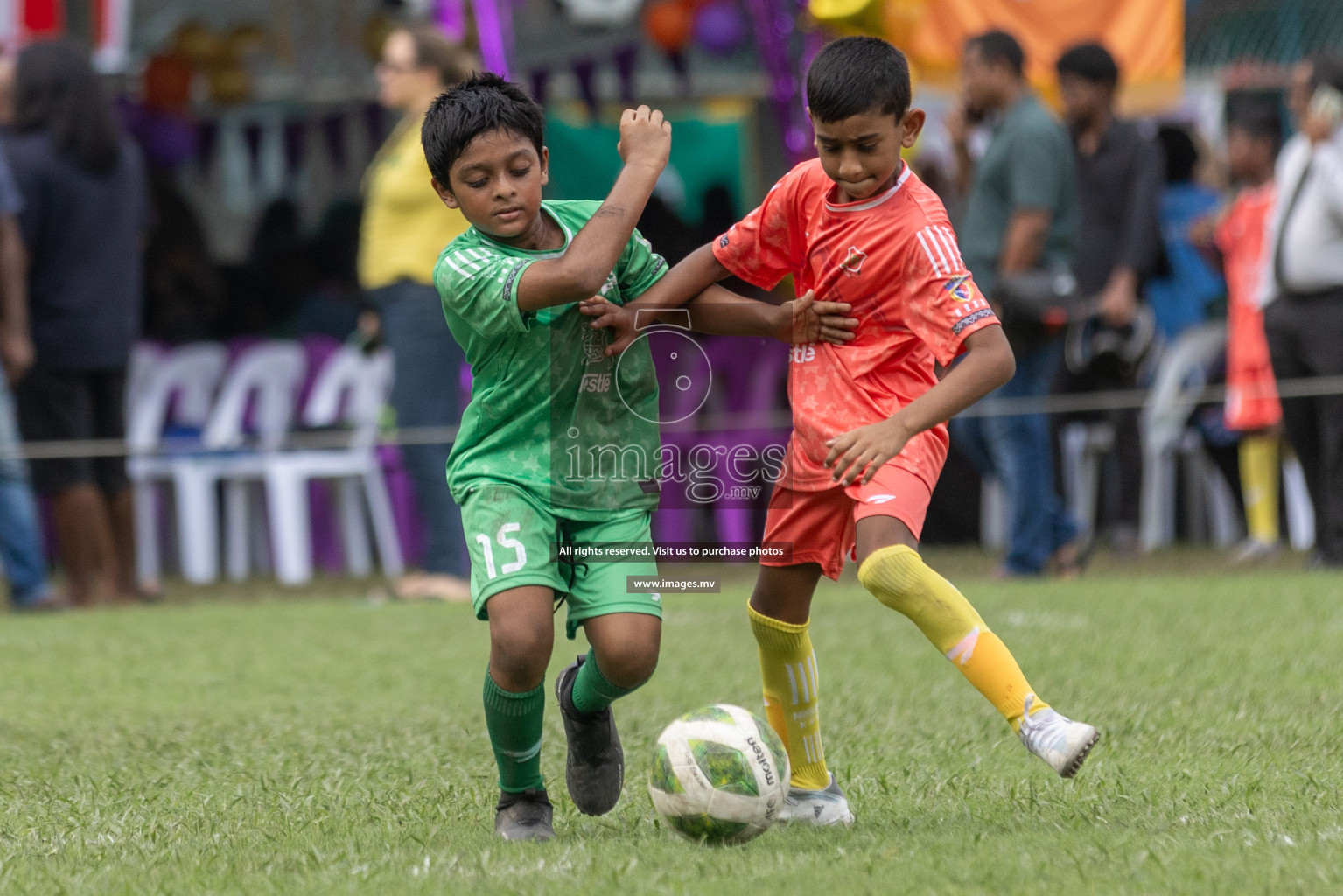 Day 1 of Nestle kids football fiesta, held in Henveyru Football Stadium, Male', Maldives on Wednesday, 11th October 2023 Photos: Shut Abdul Sattar/ Images.mv