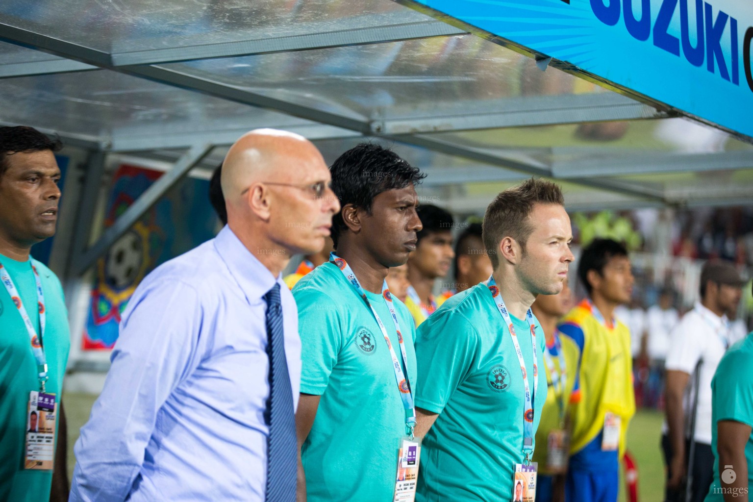 India vs Afghanistan in the final of SAFF Suzuki Cup held in Thiruvananthapuram, India, Sunday, January. 03, 2015.   (Images.mv Photo/ Hussain Sinan).