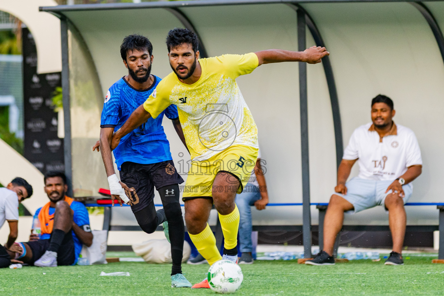 Jumeirah Olhahali vs Taj Maldives in Resort League 2025 (North Male Zone) day 5 was held on Sunday, 7th September 2025 in One And Only Reethi Rah Maldives Resort, Photos: Areef Adam / images.mv
