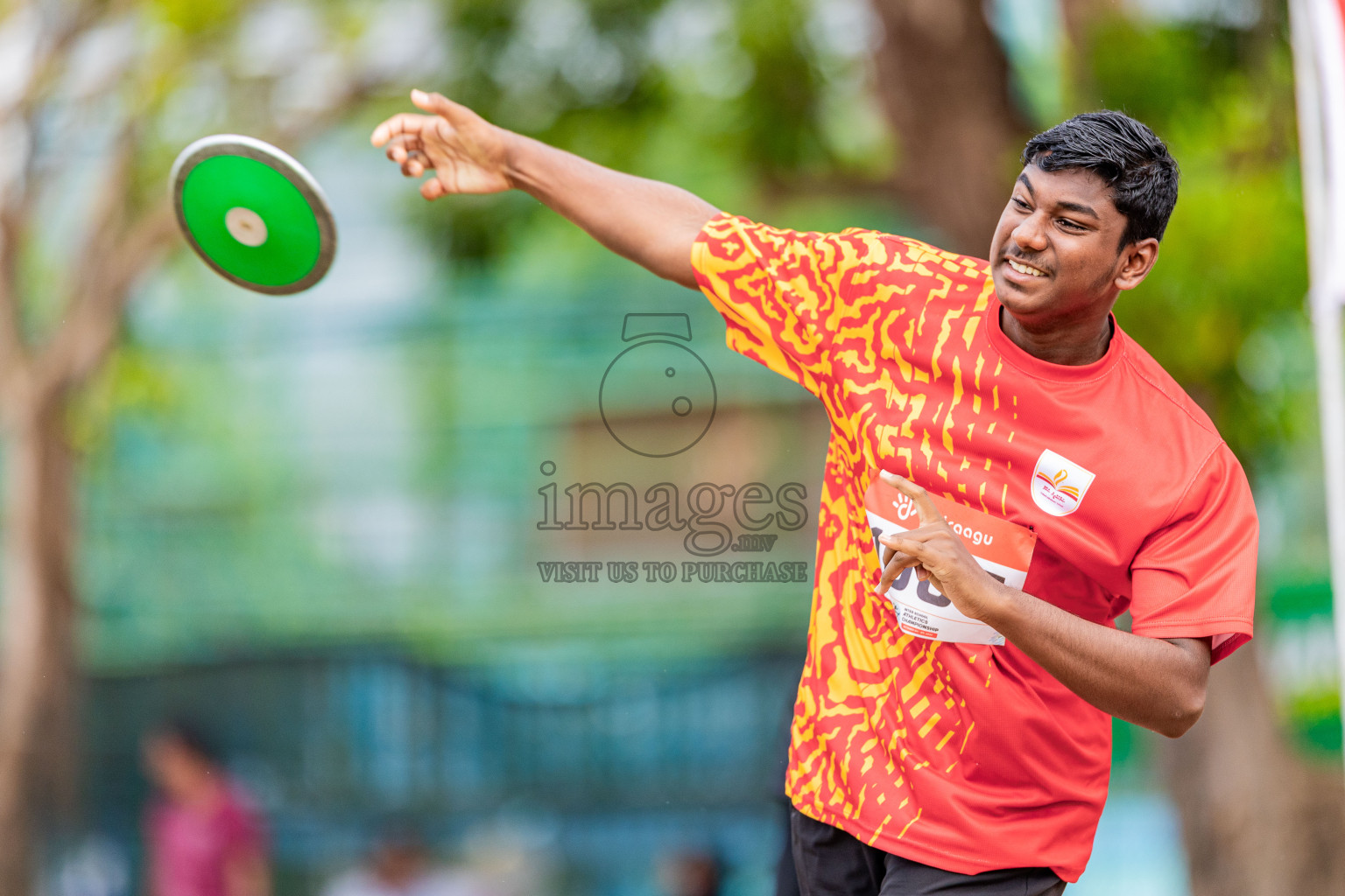 Day 4 of Inter-school Athletics Championship 2025 held in Ekuveni Synthetic Track, Male', Maldives on Thursday, 09th October 2025. Photos by: Areef Adam / Images.mv