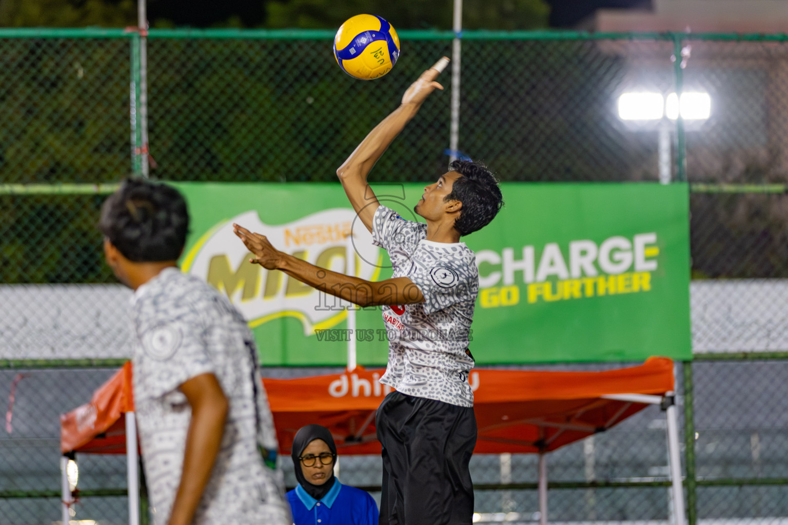 Maathoda Sports Club vs Sports Club City in the Finals of Milo National Junior Volleyball Championship 2025 Men's Division was held on Sunday, 30th November 2025 at Ekuveni Turf Court Male', Maldives. Photos: Areef Adam / images.mv