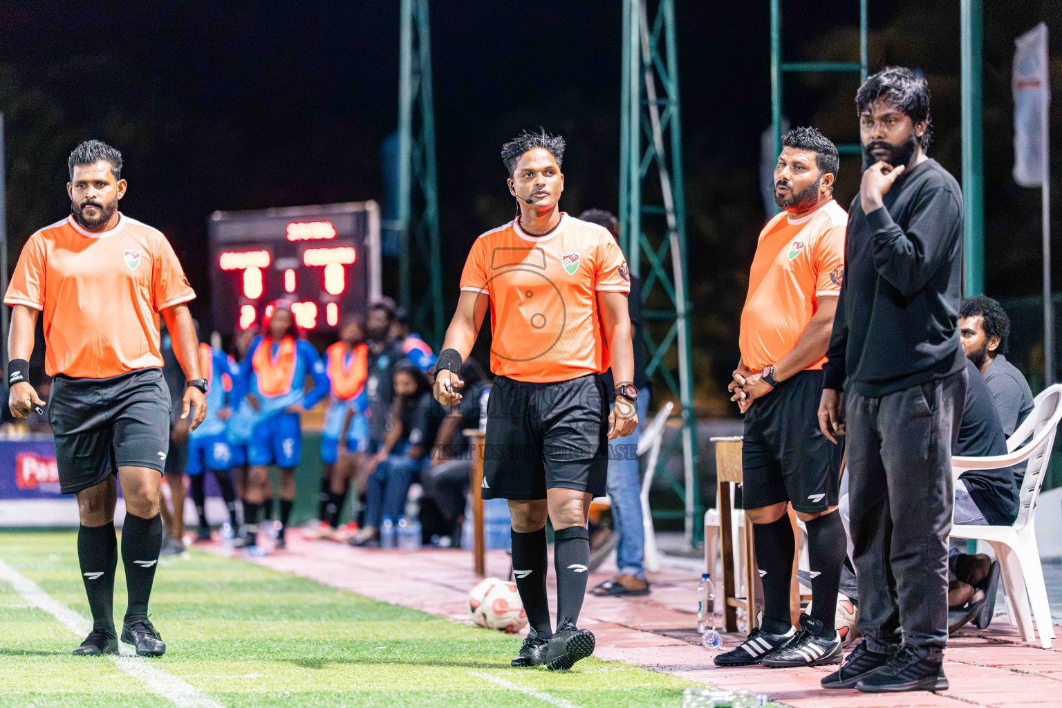 Goalhians VS Foemathi in Day 4 - Fonadhoo Youth Futsal Challenge 2025 held in Fonadhoo Futsal Stadium, L. Fonadhoo, Maldives on Wednesday, 29th October 2025 Photos: Arif Rasheed / images.mv