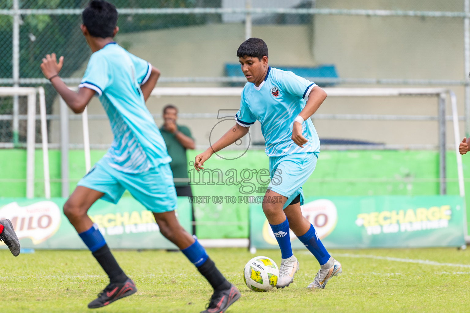 Day 1 of MILO Academy Championship 2025 (U14) was held on Thursday, 30th October 2025 at Henveiru Football Grounds, Male', Maldives . 
Photos: Ismail Thoriq / images.mv